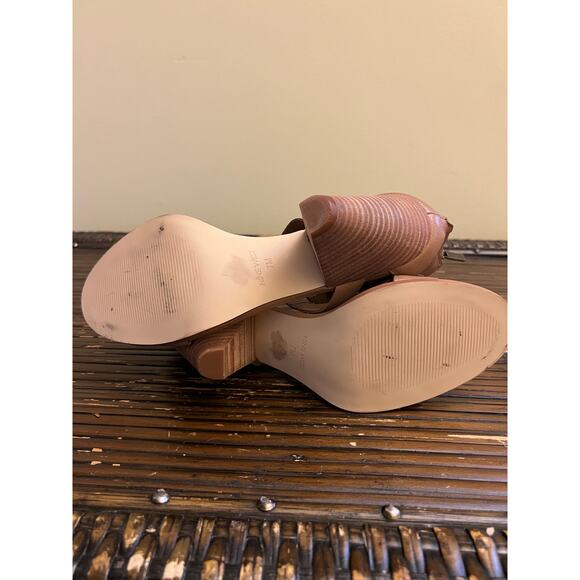 Nine West Women's Reese Leather Dress Sandal Bohemian Beaded Gladiator Size 7 - Picture 9 of 11